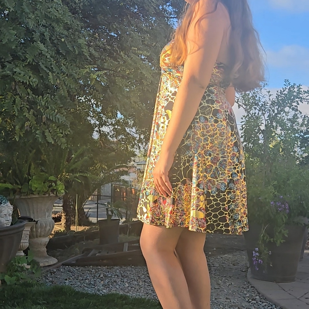 Colorful Patterned Dress - Picture 11 of 11